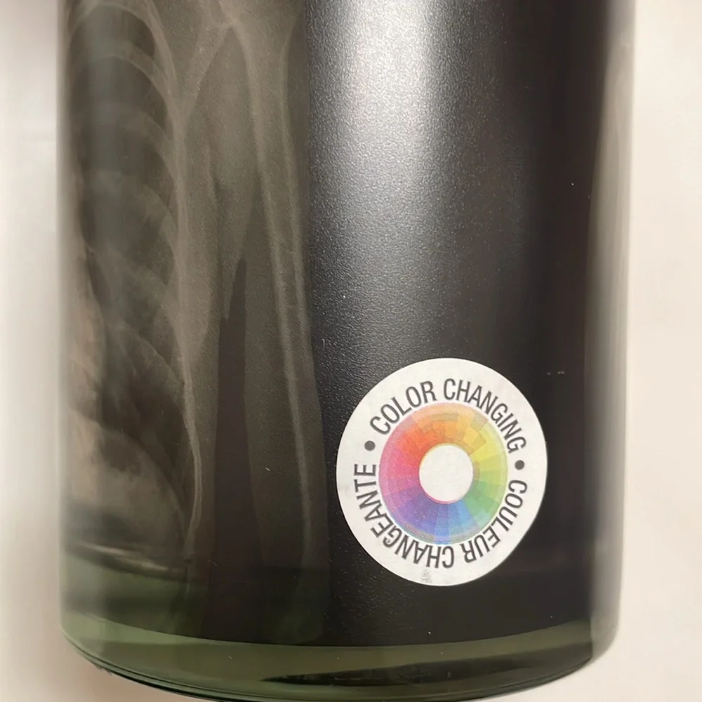 Halloween color changing ribcage X-ray candle